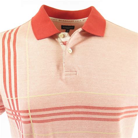 burberry golf shirt mens|burberry shirt sale men's.